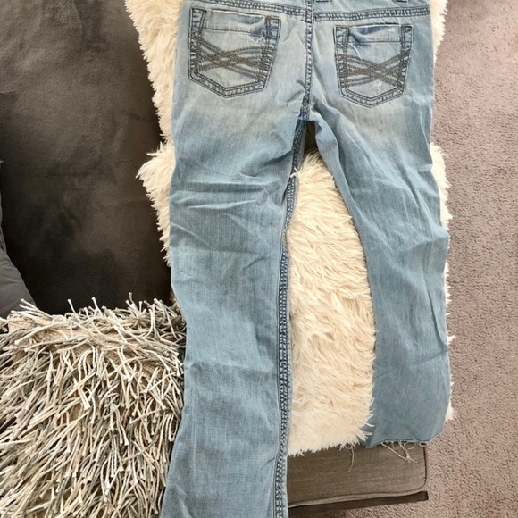 Aeropostale Hailey Flare Skinny Blue Jeans - Picture 5 of 5